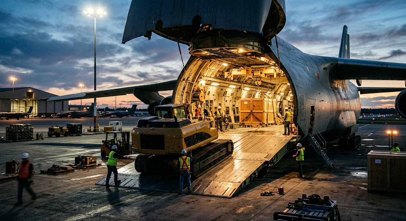 Heavy Cargo Ramp Loading Operations